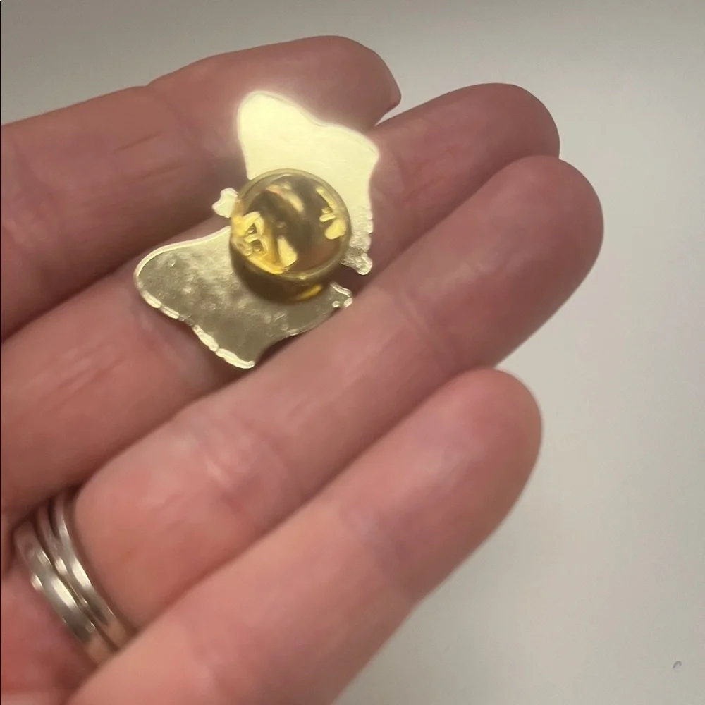 Jerusalem Flag Enamel Souvenir Hat or Lapel Pin
